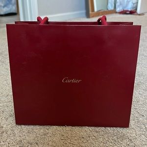 Cartier shopping bag
